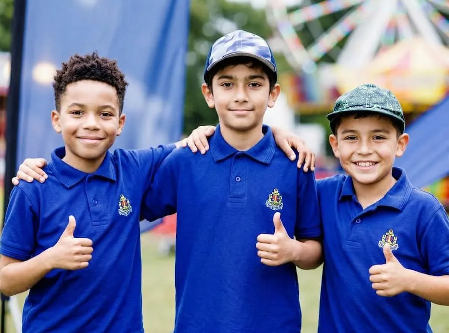 Child at a summer fun day event