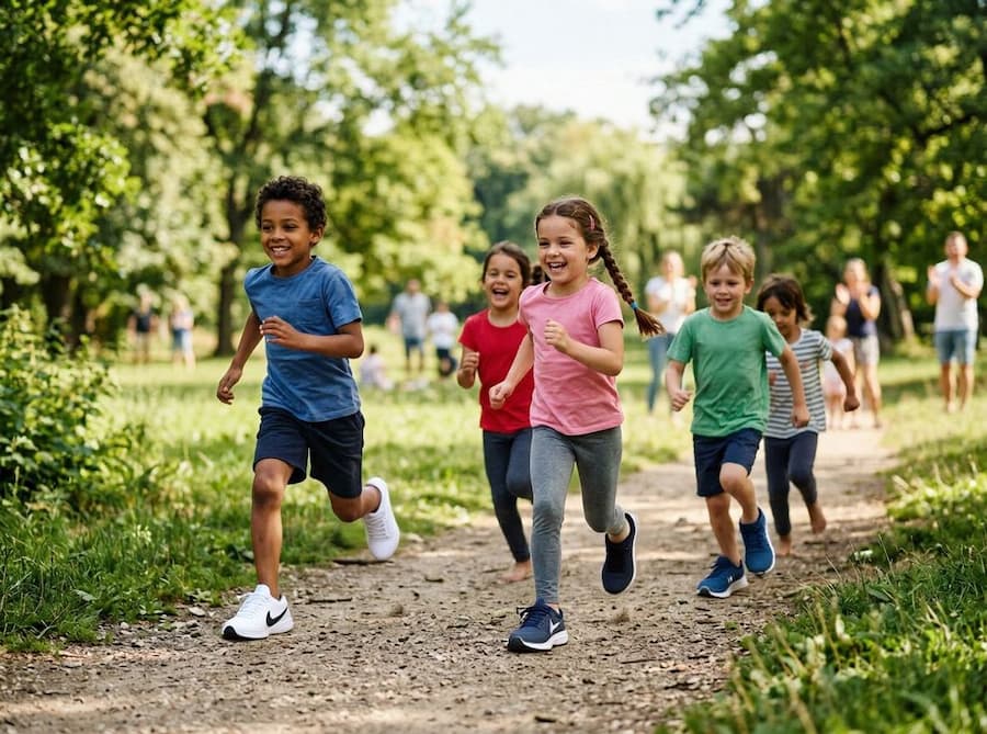 Child at a summer fun day event